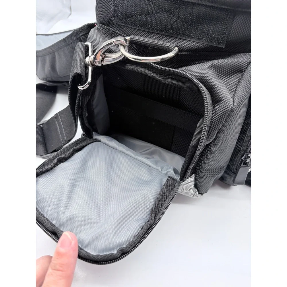 Canon Camera Bag Unisex OS Black Deluxe Gadget Bag Padded Shoulder Strap Travel
